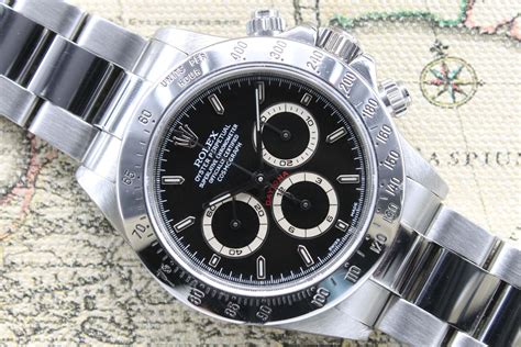 rolex 16520 black or white worth more|rolex daytona zenith 16520 for sale.